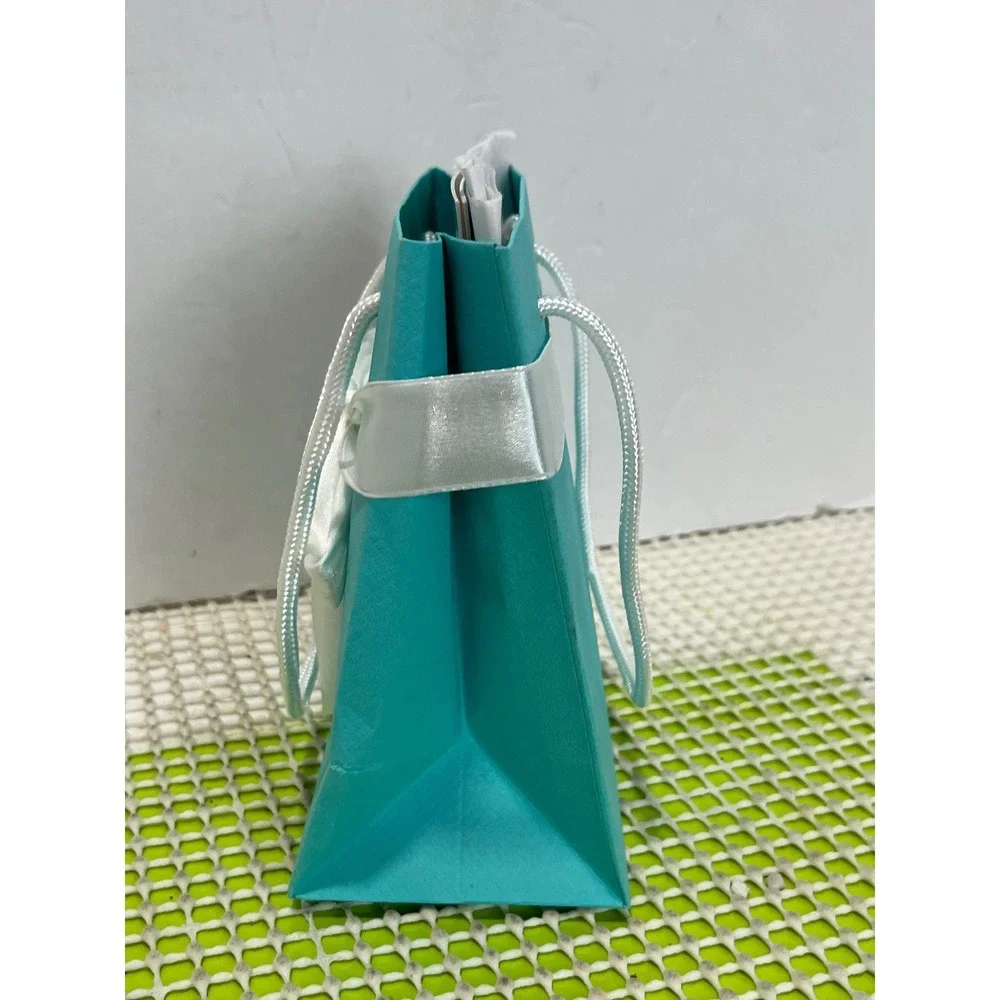 Tiffany & Co. Velvet Hinged Jewelry Box, Gift Box,Tissue Paper Shopping Bag EUC